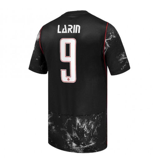 Kanada Cyle Larin #9 Venkovní Dres MS 2026 Krátký Rukáv Kanada Cyle Larin #9 Venkovní Dres MS 2026 Krátký Rukáv